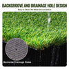 VEVOR Artifical Grass, 4 x 6 ft Rug Green Turf, 1.38"Fake Door Mat Outdoor Patio Lawn Decoration, Easy to Clean with Drainage Holes, Perfect For Multi-Purpose Home Indoor Entryway Scraper Dog Mats