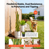 VEVOR Artificial Snake Plant, 3FT 2 PCS in Fake Snake Plants with White Pot, for Home, Garden, Office, Porch, Indoor & Outdoor Decor, Realistic Texture Faux Sansevieria, Premium HDPE, Sun-Resistant