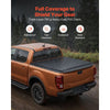 VEVOR Soft Roll-Up Truck Bed Tonneau Cover, Compatible with 2014-2025 Chevy Silverado/GMC Sierra 1500 & 2014-2019 2500 3500 HD, Fits 6.5 ft (6 ft 7 in/79 in) Bed, PVC Tonneau Cover with Aluminum Bars