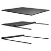 VEVOR Soft Roll-Up Truck Bed Tonneau Cover, Compatible with 2015-2025 Ford F150 Styleside/Fleetside (Not Fit Flareside/Stepside), Fit 6.5 ft (6 ft 7 in/79 in) Bed, PVC Tonneau Cover with Aluminum Bars