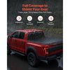 VEVOR Soft Roll-Up Truck Bed Tonneau Cover, Compatible with 2017-2025 Honda Ridgeline, Fits 5 ft (5 ft 4 in/64 in) Bed, Triple-Layer Heavy-Duty PVC Tonneau Cover with Three Aluminum Alloy Support Bars