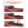 VEVOR Soft Roll-Up Truck Bed Tonneau Cover, Compatible with 2017-2025 Ford F-250/350/450 Super Duty, Fits 6.8 ft (6 ft 10 in/82 in) Bed, Triple-Layer PVC Tonneau Cover with Three Aluminum Alloy Bars