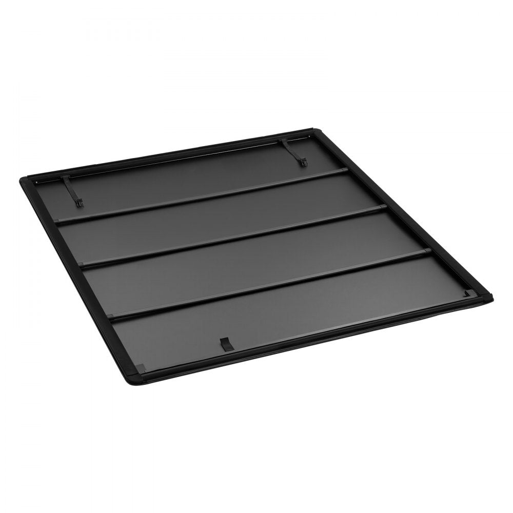 VEVOR Soft Roll-Up Truck Bed Tonneau Cover, Compatible with 2019-2025 Chevy Silverado/GMC Sierra 1500 New Body, Fits 5.8 ft (5 ft 9 in/69.3 in) Bed, PVC Tonneau Cover with Aluminum Alloy Support Bars