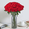 VEVOR Artificial Flowers, 60 pcs Real Looking Red Foam Fake Roses Bulk, Faux Red Bridal Shower with Stems for DIY Wedding Bouquets, Home Centerpieces Arrangements, Party Tables Decorations