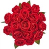 VEVOR Artificial Flowers, 60 pcs Real Looking Red Foam Fake Roses Bulk, Faux Red Bridal Shower with Stems for DIY Wedding Bouquets, Home Centerpieces Arrangements, Party Tables Decorations