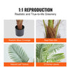 VEVOR Artificial Palm Tree, 4 FT Tall Faux Plant, Secure PE Material & Anti-Tip Tilt Protection Low-Maintenance Plant, Lifelike Green Fake Tree for Home Office Warehouse Decor Indoor Outdoor