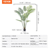 VEVOR Artificial Palm Tree, 6 FT Tall Faux Plant, Secure PE Material & Anti-Tip Tilt Protection Low-Maintenance Plant, Lifelike Green Fake Tree for Home Office Warehouse Decor Indoor Outdoor