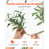 VEVOR 6FT Artificial Olive Tree with Black Pot, Tall Fake Tree with Natural Wood Trunk & Realistic Green Leaves and Fruits, Indoor Faux Plant for Home, Office, Living Room, Corner Decor