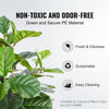 VEVOR Artificial Fiddle Leaf Fig Tree, 6 FT, Secure PE Material & Anti-Tip Tilt Protection Low-Maintenance Faux Plant, Lifelike Green Fake Potted Tree for Home Office Warehouse Decor Indoor Outdoor