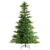 VEVOR Christmas Tree, 7.5ft Prelit Artificial Xmas Tree, Full Holiday Decor Tree with 700 Warm White LED Lights, 1319 Branch Tips, Metal Base for Home Party Office Decoration