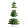 VEVOR Christmas Tree, 7.5ft Prelit Artificial Xmas Tree, Full Holiday Decor Tree with 700 Warm White LED Lights, 1319 Branch Tips, Metal Base for Home Party Office Decoration