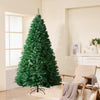 VEVOR Christmas Tree, 7.5ft Artificial Xmas Tree, Full Holiday Decor Tree with 1346 Branch Tips and Metal Base for Home Party Office Decoration