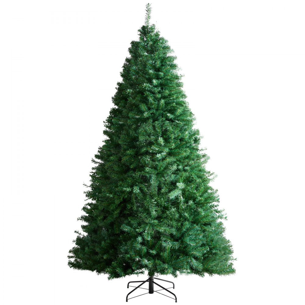 VEVOR Christmas Tree, 7.5ft Artificial Xmas Tree, Full Holiday Decor Tree with 1346 Branch Tips and Metal Base for Home Party Office Decoration