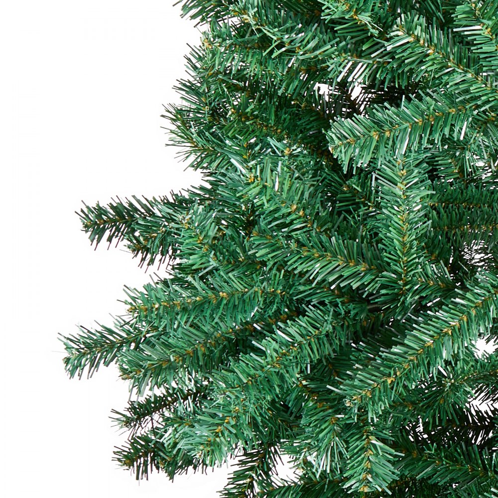 VEVOR Christmas Tree, 7.5ft Artificial Xmas Tree, Full Holiday Decor Tree with 1346 Branch Tips and Metal Base for Home Party Office Decoration