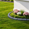 VEVOR Faux Stone Landscape Edging, 15.5 ft Kit, No Dig Garden Edging Border, Blocks for Lawn, Flower Beds, Yards, 4 Pack Each Section Has 6 Bricks 46.46"L x 3.74"W x 2.24"H, 12 Spikes & End Cap, Gray