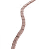 VEVOR Faux Stone Landscape Edging, 46.4 x 2.2 in Realistic Lawn Edging, Flexible Brick-Sized Garden Edging Border with Anchoring Spikes, Fade-Resistant Yard Edging for Driveways Walkway Brown