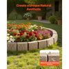 VEVOR Faux Stone Landscape Edging 46.8 x 3.9 in Realistic Lawn Edging, Flexible Brick-Sized Garden Edging Border with Anchoring Spikes, Fade-Resistant Yard Edging for Driveways Walkway Beige
