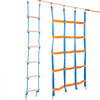 VEVOR Ninja Warrior Obstacle Course for Kids, 2 x 65 ft Weatherproof Slacklines, 500lbs Weight Capacity Monkey Line, Outdoor Playset Equipment, Backyard Toys Training Equipment Set with 12 Obstacles