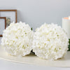 VEVOR Artificial Flowers, 305 pcs Real Looking White Silk Fake Hydrangea Bulk, White Faux Bridal Shower with Stems for DIY Wedding Bouquets, Home Centerpieces Arrangements, Party Tables Decorations