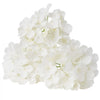 VEVOR Artificial Flowers, 305 pcs Real Looking White Silk Fake Hydrangea Bulk, White Faux Bridal Shower with Stems for DIY Wedding Bouquets, Home Centerpieces Arrangements, Party Tables Decorations