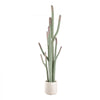 VEVOR Artificial Cactus, 60 in Tall Fake Cactus Plant with White Pot 1 Pack, for Home, Garden, Office, Living Room, Bedroom, Porch Indoor Decor, Realistic Texture Large Faux Decor Plant, Premium EVA