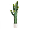 VEVOR Artificial Cactus, 60 in Tall Fake Cactus Plant with White Pot 1 Pack, for Home, Garden, Office, Living Room, Bedroom, Porch Indoor Decoration, 9 inch Wide, Realistic Texture Large Faux Plant