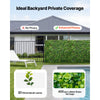 VEVOR Artificial Plant Wall, 12PCS 20 x 20 in Artificial Boxwood Panels, Greenery Backdrop Privacy Hedge Fence with Sun Protection, Fake Grass Wall Screen for Wedding, Indoor, Outdoor Garden, Backyard