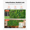 VEVOR Artificial Plant Wall, 16PCS 20 x 20 in Artificial Boxwood Panels, Greenery Backdrop Privacy Hedge Fence with Sun Protection, Fake Grass Wall Screen for Wedding, Indoor, Outdoor Garden, Backyard