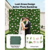 VEVOR Artificial Luxury‌ Flower Wall Backdrop, 2 PCS, Each Panel 2 x 8 ft, Gorgeous 3D Silk Floral Backdrop Pet Friendly, Easy Installation Flower Wall Panel for Wedding, Event, Party and Home Decor