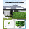 VEVOR Artificial Plant Wall, 40 x 120 in Artificial Boxwood Panels, Sun Protection Greenery Backdrop Privacy Hedge Fence, Fake Grass Screen for Wedding, Indoor, Outdoor Garden, Backyard (1 PC)