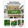 VEVOR Artificial Plant Wall, 40 x 120 in Artificial Boxwood Panels, Sun Protection Greenery Backdrop Privacy Hedge Fence, Fake Grass Screen for Wedding, Indoor, Outdoor Garden, Backyard (1 PC)