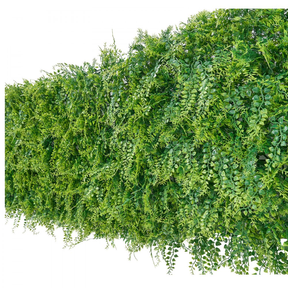VEVOR Artificial Plant Wall, 12PCS 20 x 20 in Artificial Boxwood Panels, Sun Protection Greenery Backdrop Privacy Hedge Fence, Fake Grass Screen for Wedding, Indoor, Outdoor Garden, Backyard