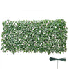 VEVOR Expandable Fence Privacy Screen, 25 x 126 in Expand Artificial Plant Wall, Realistic Artificial Ivy Panel with 50 Zip Ties, Decorative Faux Greenery Backdrop Hedges for Balcony Patio Outdoor