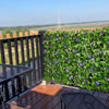 VEVOR Expandable Fence Privacy Screen, 25.5 x 122 in Expand Artificial Plant Wall, Realistic Artificial Ivy Panel with 50 Zip Ties, Decorative Faux Greenery Backdrop Hedges for Balcony Patio Outdoor