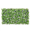 VEVOR Expandable Fence Privacy Screen, 25.5 x 122 in Expand Artificial Plant Wall, Realistic Artificial Ivy Panel with 50 Zip Ties, Decorative Faux Greenery Backdrop Hedges for Balcony Patio Outdoor