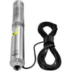VEVOR Deep Well Submersible Pump, 1HP 115V/60Hz, 37gpm Flow 207ft Head, with 33ft Electric Cord, 4\" Stainless Steel Water Pump for Industrial, Irrigation&Home Use, IP68 Waterproof Grade