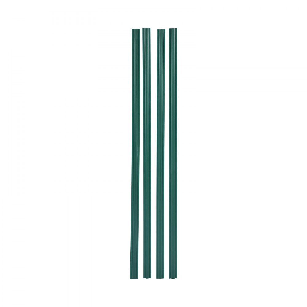 VEVOR Bottom Locking Privacy Slats, Double-Wall Vertical Bottom-Locking Slats with Wings for Chain-Link Fence, High-Density HDPE Chain Link Slats Ideally Fit 4' High Fence for Garden and Farm(Green)