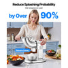 VEVOR Ice Crusher Machine, 440lbs Per Hour Electric 4 Blades Snow Cone Maker, All Stainless Steel Shaved Ice Machine with Bowl and Cover, 350W 1400RPM Ice-Shaver for Home and Commercial Use, Silver