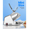 VEVOR Ice Crusher Machine, 143lbs Per Hour Electric 2 Blades Snow Cone Maker, Stainless Steel Shaved Ice Machine with Bowl and Cover, 300W 2000RPM Ice-Shaver for Home and Commercial Use, Silver
