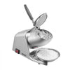 VEVOR Ice Crusher Machine, 143lbs Per Hour Electric 2 Blades Snow Cone Maker, Stainless Steel Shaved Ice Machine with Bowl and Cover, 300W 2000RPM Ice-Shaver for Home and Commercial Use, Silver