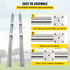 VEVOR Linear Rail, 2PCS SBR12-1000mm, Linear Guide 2 PCS Linear Guide Rails, 4 PCS Square Type Carriage Bearing Blocks, CNC Rail Linear Rails and Bearings Kit, for Automated Machines and Equipments
