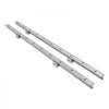 VEVOR Linear Rail, 2PCS SBR12-1000mm, Linear Guide 2 PCS Linear Guide Rails, 4 PCS Square Type Carriage Bearing Blocks, CNC Rail Linear Rails and Bearings Kit, for Automated Machines and Equipments