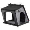 VEVOR Rooftop Tent Hard Shell, 2-3 Person Aluminum Roof Top Tent Hardshell with Tri-Color LED Light, Thick Mattress & Window, Waterproof Windproof Overland Camping Car Roof Rack for Jeep SUV Pickup
