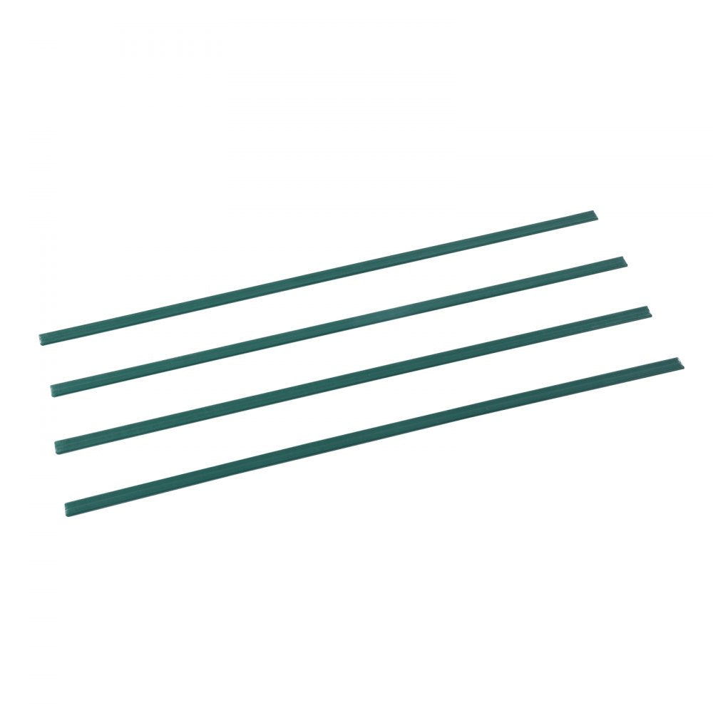 VEVOR Bottom Locking Privacy Slats, Double-Wall Vertical Bottom-Locking Slats for Chain-Link Fence, High-Density HDPE Chain Link Slats Ideally Fit 4' High Fence for Garden, Farm, Sports Field(Green)