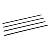 VEVOR Bottom Locking Privacy Slats, Double-Wall Vertical Bottom-Locking Slats for Chain-Link Fence, High-Density HDPE Chain Link Slats Ideally Fit 6' High Fence for Garden, Farm, Sports Field(Black)