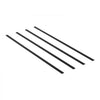 VEVOR Bottom Locking Privacy Slats, Double-Wall Vertical Bottom-Locking Slats for Chain-Link Fence, High-Density HDPE Chain Link Slats Ideally Fit 6' High Fence for Garden, Farm, Sports Field(Black)