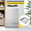 VEVOR 32 x 30 x 2.5 Inch Washing Machine Pan 18 GA Thickness Galvanized Steel Heavy Duty Compact Washer Drip Tray with Drain Hole & Hose Adapter