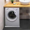 VEVOR 32 x 30 x 2.5 Inch Washing Machine Pan 18 GA Thickness Galvanized Steel Heavy Duty Compact Washer Drip Tray with Drain Hole & Hose Adapter