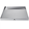 VEVOR 32 x 30 x 2.5 Inch Washing Machine Pan 18 GA Thickness 304 Stainless Steel Heavy Duty Compact Washer Drip Tray with Drain Hole & Hose Adapter