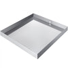 VEVOR 32 x 30 x 2.5 Inch Washing Machine Pan 18 GA Thickness 304 Stainless Steel Heavy Duty Compact Washer Drip Tray with Drain Hole & Hose Adapter